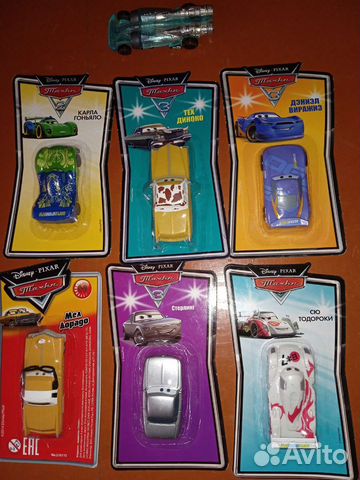 Детские машинки игрушки. Коллекция Тачки. Новые в