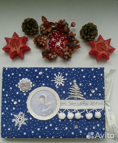 Альбом ручной работы. Зимняя тематика