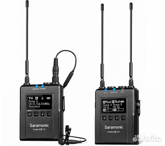 Радиосистема Saramonic UwMic9s Kit1 (RX9S+TX9S) пе