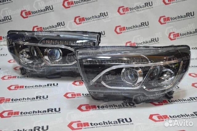 Комплект тюнинг фар на ладу весту