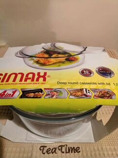 Simax. Стеклянная кастрюля