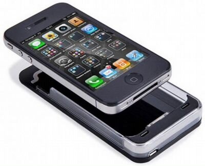 Чехол-аккумулятор 2200 mAh для iPhone 4/4S Серебро