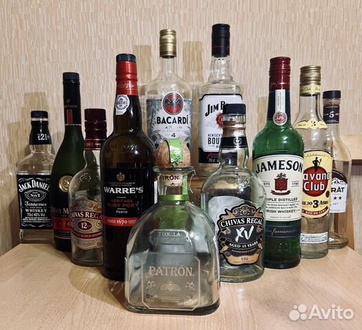 Пустые бутылки из под алкоголя купить в Екатеринбурге | Хобби и отдых ...