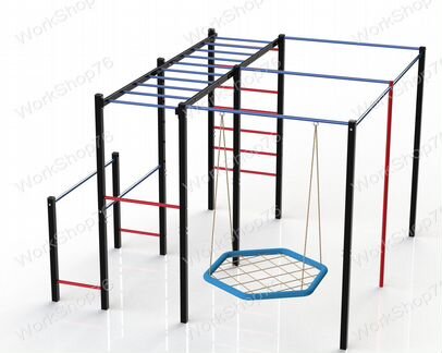 Уличные тренажеры спорткомплекс турники качели