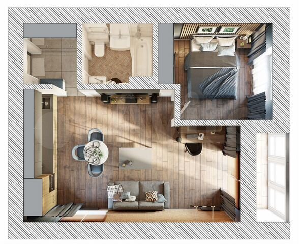 2-к. квартира, 49,3 м², 5/13 эт.