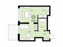 Квартира-студия, 41,2 м², 15/24 эт.