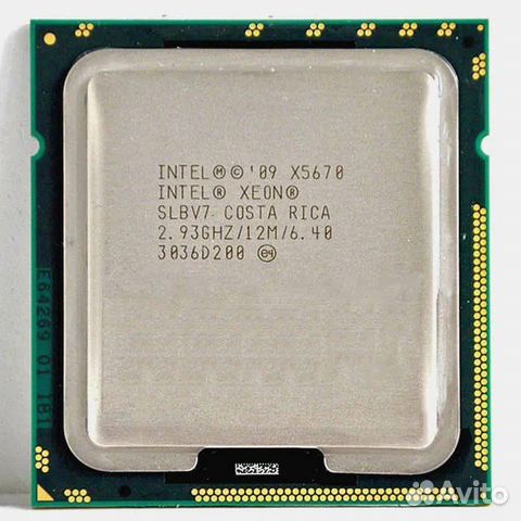 Процессор intel Xeon x5670 LGA1366