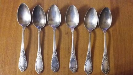 Мельхиоровые ложки, вилки, ножи СССР