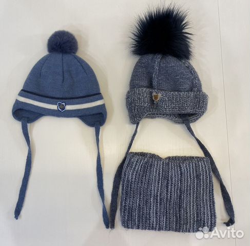 Детские зимние шапки и снуд