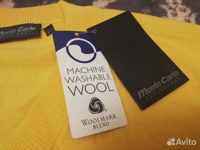 Свитер Monte Carlo / Woolmark Blend 64 размер 5XL