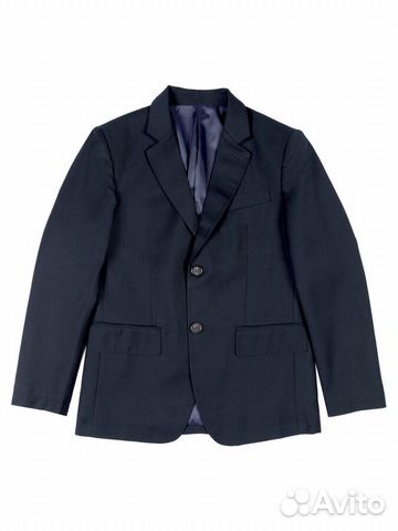 Новый пиджак школьный темно синий тм Born 164рр