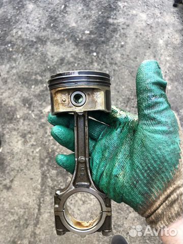 Поршень с шатуном киа рио 2 G4EE 1.4 литра