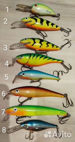 Воблеры оригинал, тейлы