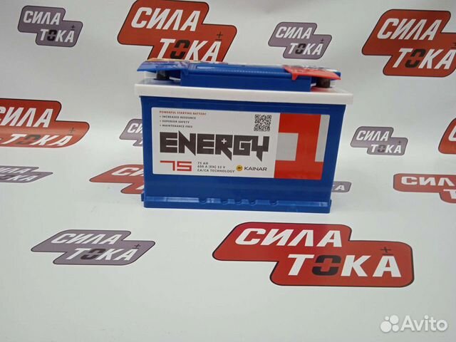 Аккумулятор 75 ah Energy 1/Доставка