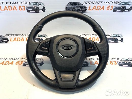 Руль Люкс «Барс» чёрный на а/м Нива, Урбан