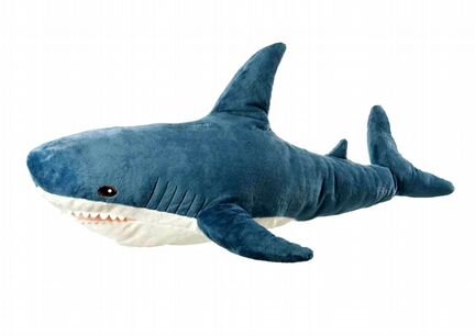 Мягкая игрушка акула 100см новая