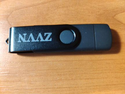 Флешка на 64 Гб на 2 Разъёма USB TypeA и Micro USB