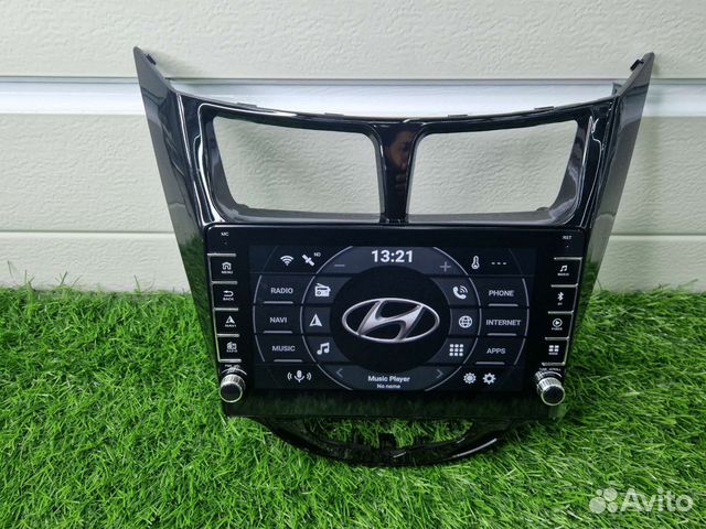 Магнитола Андроид Хёндай Солярис 1 IPS крутилки