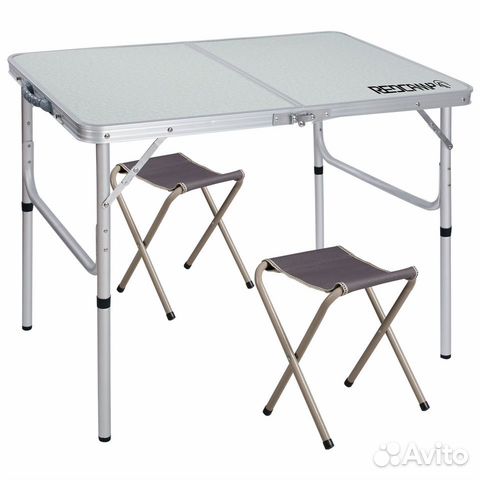 Столик на 2-4 ых.новыйкомпактныйлёгкий+2стульчика