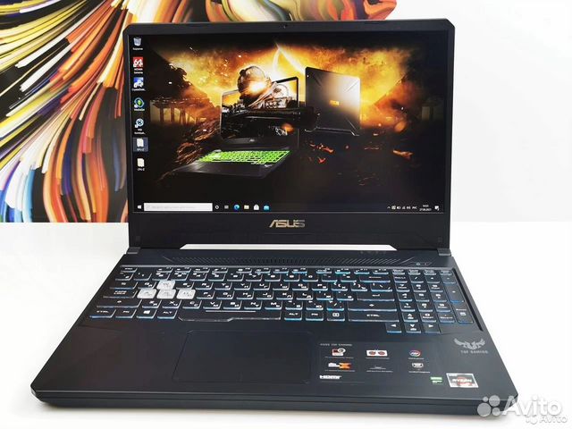 Asus TUF 8 ядер Ryzen5 120Hz 8GB GTX1650 SSD 512