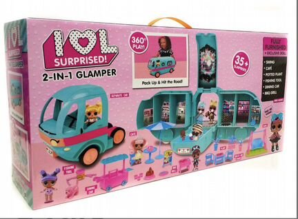 Большой автобус лол Lol surprise glamper 35+
