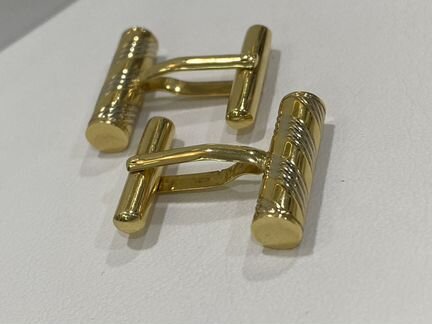 Запонки gianni lazzaro жёлтое золото, 750*