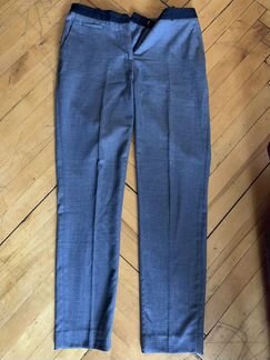 Брюки серые H&M, широкие