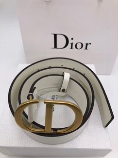 Ремень Christian Dior с пряжкой CD