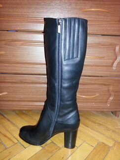 Сапоги зимние, нат. кожа+ нат. мех. новые. 38 разм