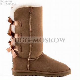 Угги Ugg Bailey Bow Tall II Chestnut Ар-N721