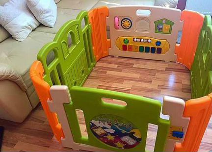 Детский манеж с музыкальной панелью