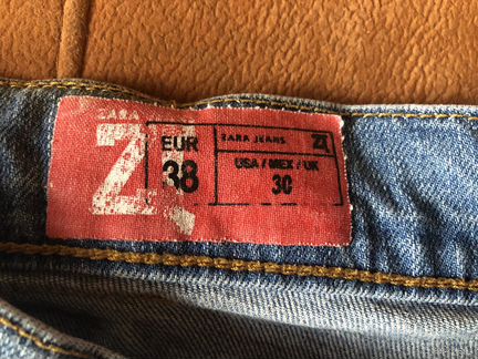 Джинсы Zara, размер EUR 38