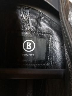 Кожаная куртка Bogner и свитер