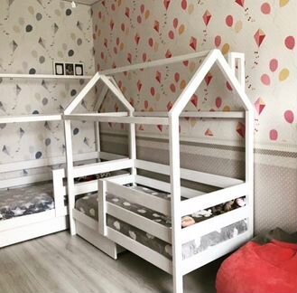 Кроватка детская домик в Москве