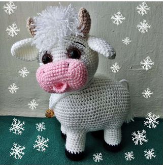 Игрушка амигуруми Бычок