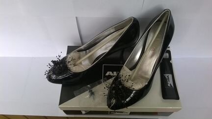 Новые Роскошные Туфли Италия Кожа/Лак 38-38,5