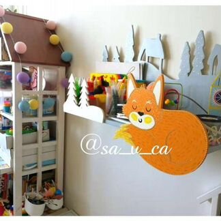 Стеллаж полка для книг игрушек