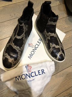 Moncler оригинал слипоны высокие питон женские