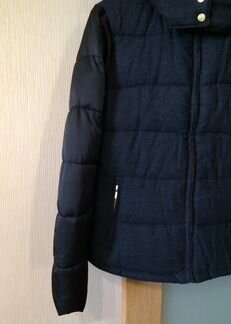 Новая теплая синяя куртка Stradivarius 44-46 разме