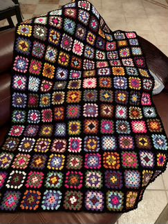 Плед «бабушкин квадрат»