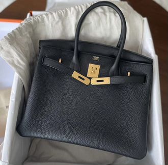 Сумка Hermes Birkin in Togo Noir 30 sm