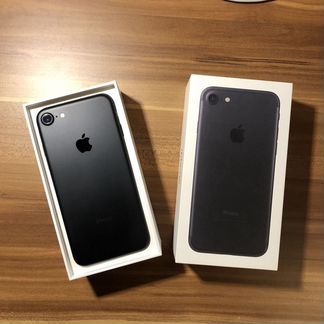 Идеальный iPhone 7 Черный (32 gb, рст, чек, 97)