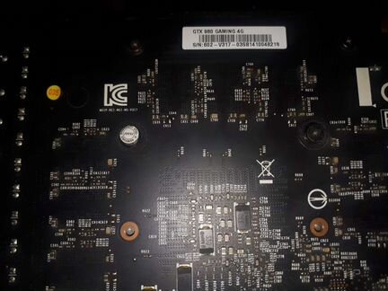 Видеокарта Msi GTX 980 Gaming 4g