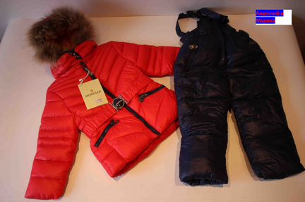 Комбинезон красный с поясом новый