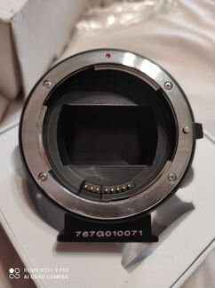 Фото переходник Meike MK-S-AF4 E-mount на Canon