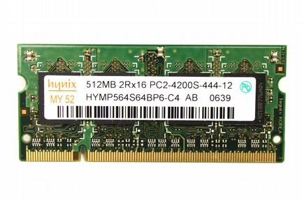 Модуль памяти для ноутбука DDR2 512 MB