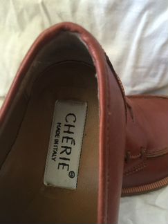 Кожаные итальянские детские туфли