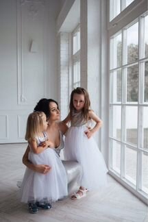 Нарядное платье в пол 5,6,7 лет