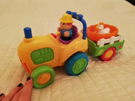 Трактор kiddieland детская игрушка