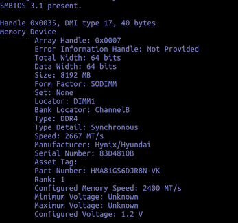 Память SO-dimm 8GB Hynix HMA81GS6JJR8N-VK